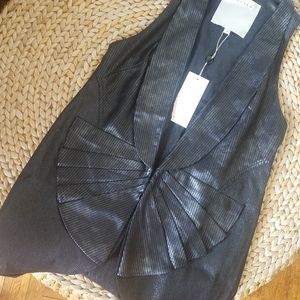 NWT Walter Baker Faux Leather Vest